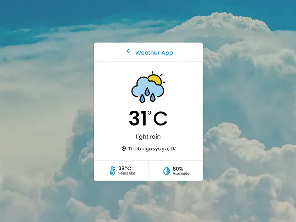 Weather Web App